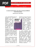 A Extensao Como Fator de Responsabilidade Social