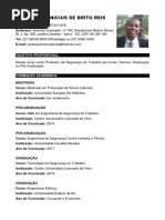 Currículo Para Professor de Segurança Do Trabalho