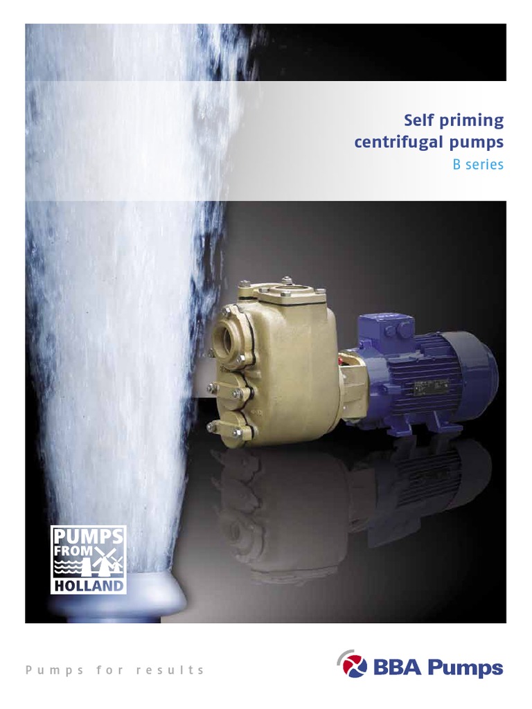 Self Priming Centrifugal Pumps | PDF | Pump | Gas Technologies