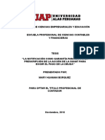 Esquema de Investigacion Contabilidad Prescripcion