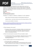 Download NR439 W5 Reading Research Literature Form Hannah Dorvil by Chris Amedjonekou SN354403397 doc pdf