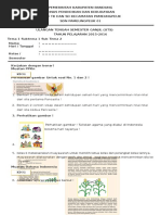 Download Soal Kls 6 Tema 1 Paket 1 by Dhe Mey Mey SN354403864 doc pdf