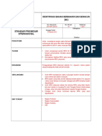 Spo Identifikasi Bahan Berbahaya Dan Beracun (b3)