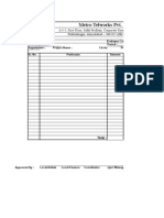 Employee expense statement template