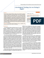 Pre-Transfusion Serological Testing: Are We Doing It Right?: Hematology & Transfusion International Journal