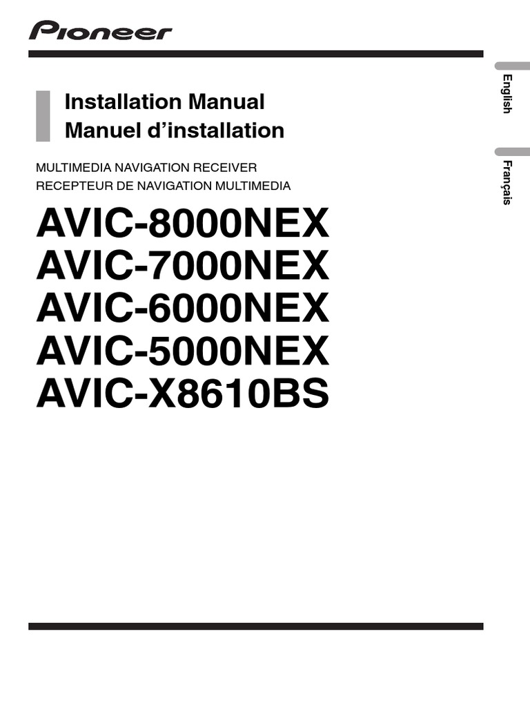 AVIC-8000NEX_InstallationManual011014 | Usb | I Phone