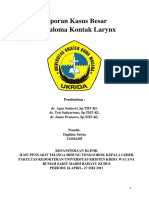 Laporan Kasus Besar Granuloma Kontak Larynx