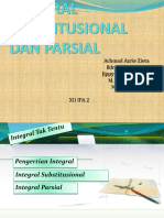 Integral Substitusional Dan Parsial