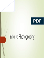 Intro To Photography