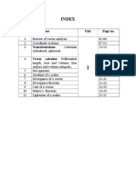 Index: Topic No. Topic Name Unit Page No