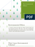 Environmental Ethics: Presented by Patrick Brian S. Belen