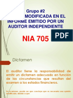 Nia 705 Dictamen