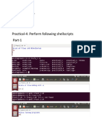 Dhruv Pandit 16012101007 Practical-4: Perform Following Shellscripts Part-1