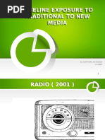 Timeline Exposure To Traditional To New Media