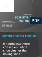 Scientific Method: Practical Research 2