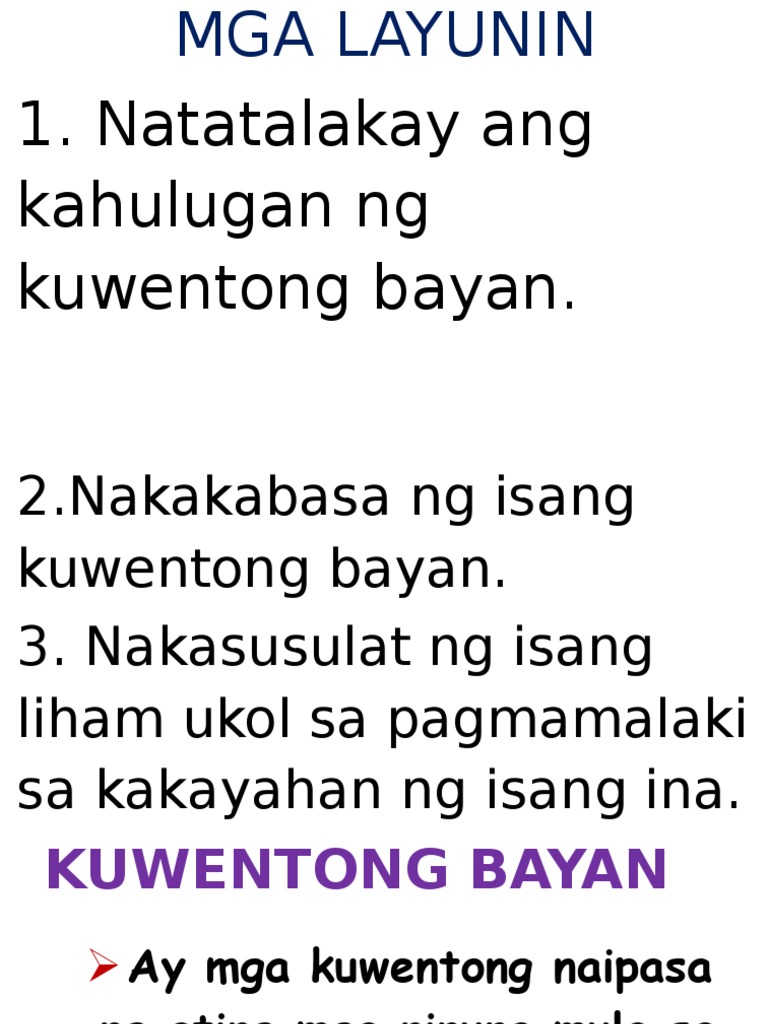 TUNGKUNG LANGIT Layunin | PDF