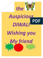On The Auspicious Diwali Wishing You My Friend