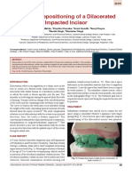 Surgical Repositioning of a Dilacerated Impacted Incisor