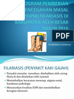 Sosialisasi Pemberian Obat Pencegahan Masal (Popm) Filariasis