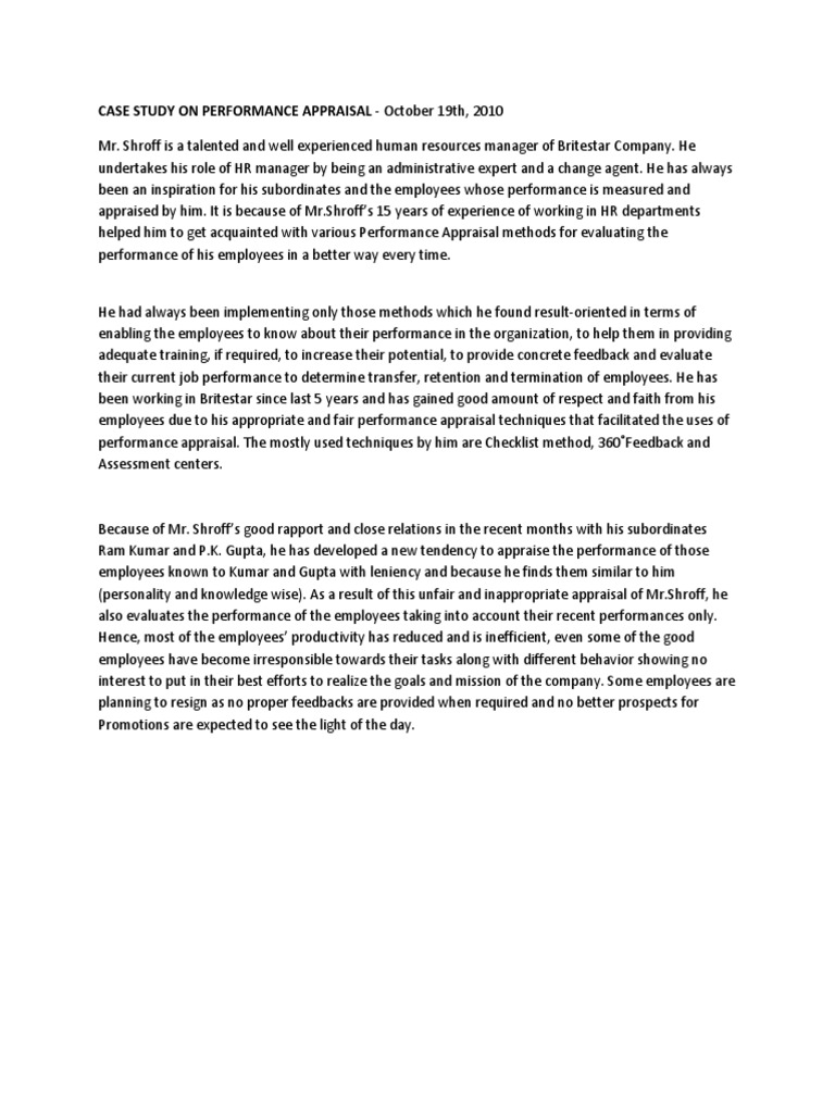 Performance Appraisal Issues | PDF
