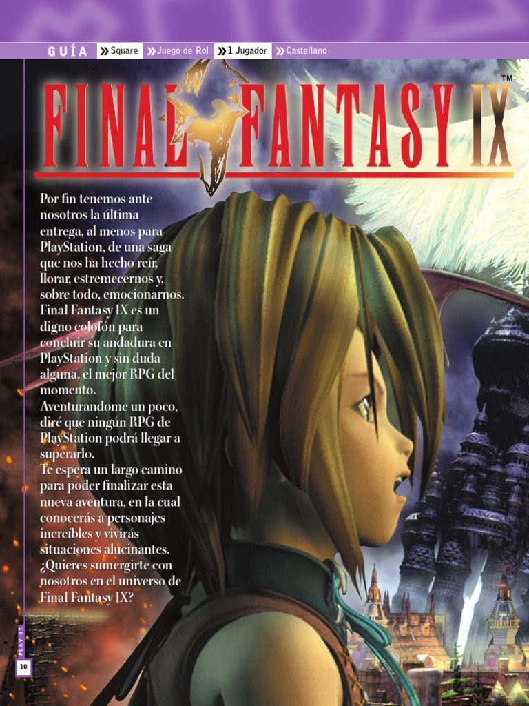 Guia Final Fantasy IX PDF | PDF | Magia (Paranormal) | Ocio