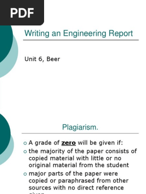 13_Writing an Engineering Report