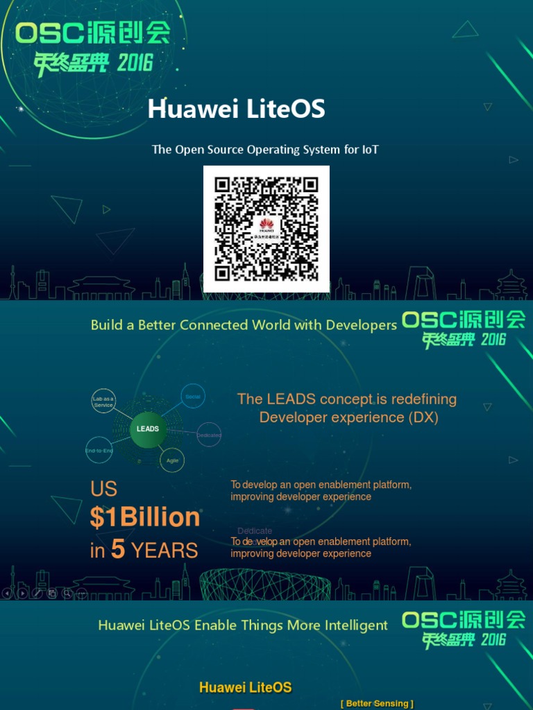 Huawei LiteOS 华为 杜玉杰 | PDF | Gateway (Telecommunications) | Internet Of ...