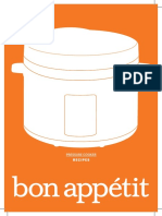 Bon Appetit 157300 Pressure Cooker Recipes PDF