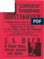 Shostakovich Poster in Colour