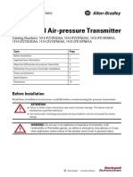 Differential Air-Pressure Transmitter: Installation Instructions