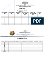 Scoring Sheet