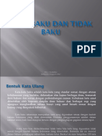 Kata Baku Dan Tidak Baku