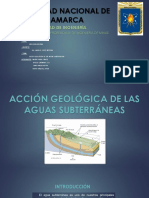 Acción Geológica de Las Aguas Subterráneas