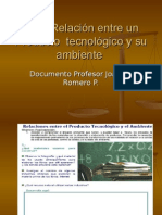 Guía Relación Entre Un Producto Tecnológico y Su Ambiente