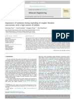 Importance of oxidation during regrinding of high sulfide concentrates