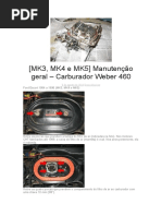 [MK3, MK4 e MK5] Manutenção Geral – Carburador Weber 460