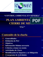 Plan de Cierre