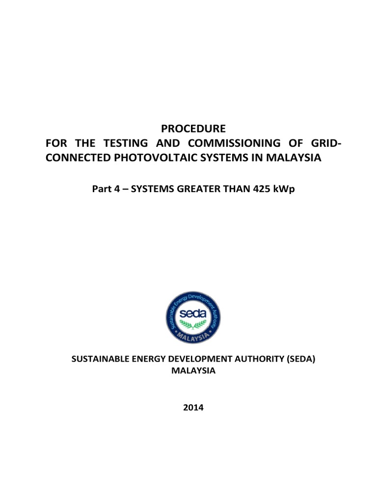 PV System Commissioning Guide | PDF | Power Inverter | Photovoltaics