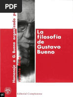 Peña García, V. Et Al. - La Filosofía de Gustavo Bueno (Ed. Complutense, 1992)