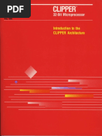 AD7640011 Introduction to the Clipper Architecture May86