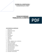 Fichas de Analisis de Riesgos en La Construccion PDF