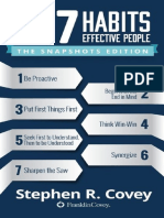 The 7 Habits of Highly Effective People - Snapshots Edn - Stephen R. Covey (2014)