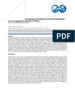 1.5.2.5.2 Paper [2013] - SPE-165392-MS Characterizations on Geomechanical Properties of Colorado Shale Based