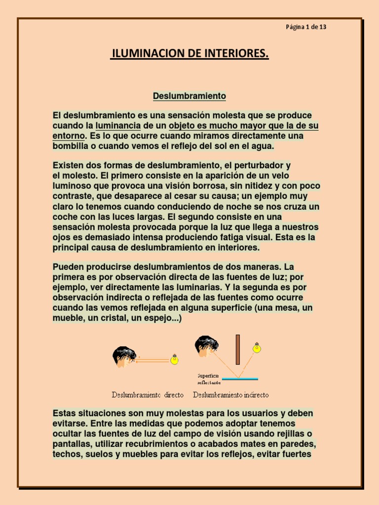Iluminacion de Interiores PDF | PDF | Luz de la calle | Encendiendo