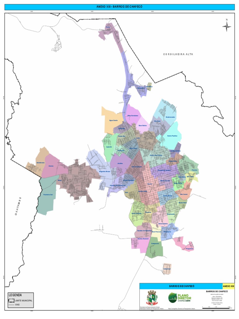Anexo Xiii Bairros De Chapecó Pdf Pdf