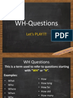 Learn WH-Questions with Examples and Exercises