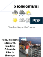 Around Some Cities!!!: Teacher Nayarith Corena