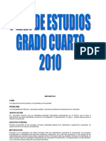 50454925 Plan de Estudios 2010 Grado 4 Doc CORREGIDO