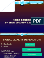 Noise Sources: By: Engr. Jo-Ann V. Magsumbol