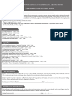 Normas para Ingresso No Corpo Clínico - Hospital 9 de Julho - Cirurgia Cardiovascular